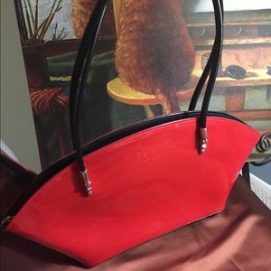 NWOT Beijo red patent should bag